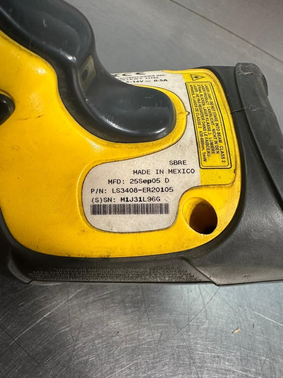 Symbol LS3408-ER20105 Handheld Barcode Scanner With CABLE (7.4.1)