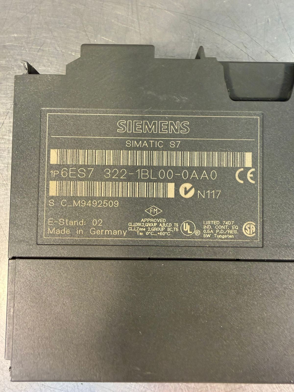 Siemens 6ES7 322-1BL00-0AA0 Simatic S7 Module (4.1.4)