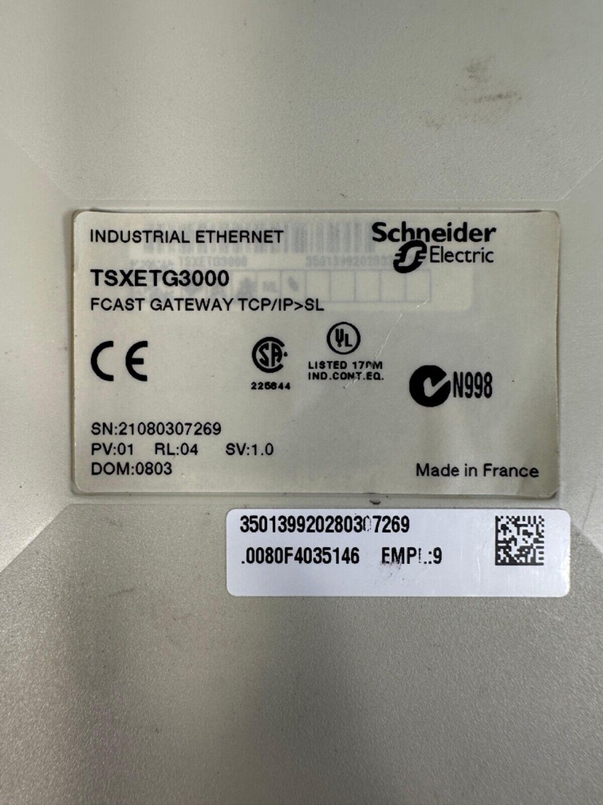 Schneider-Electric TSXETG3000 / TSXETG3000 (4B-27)
