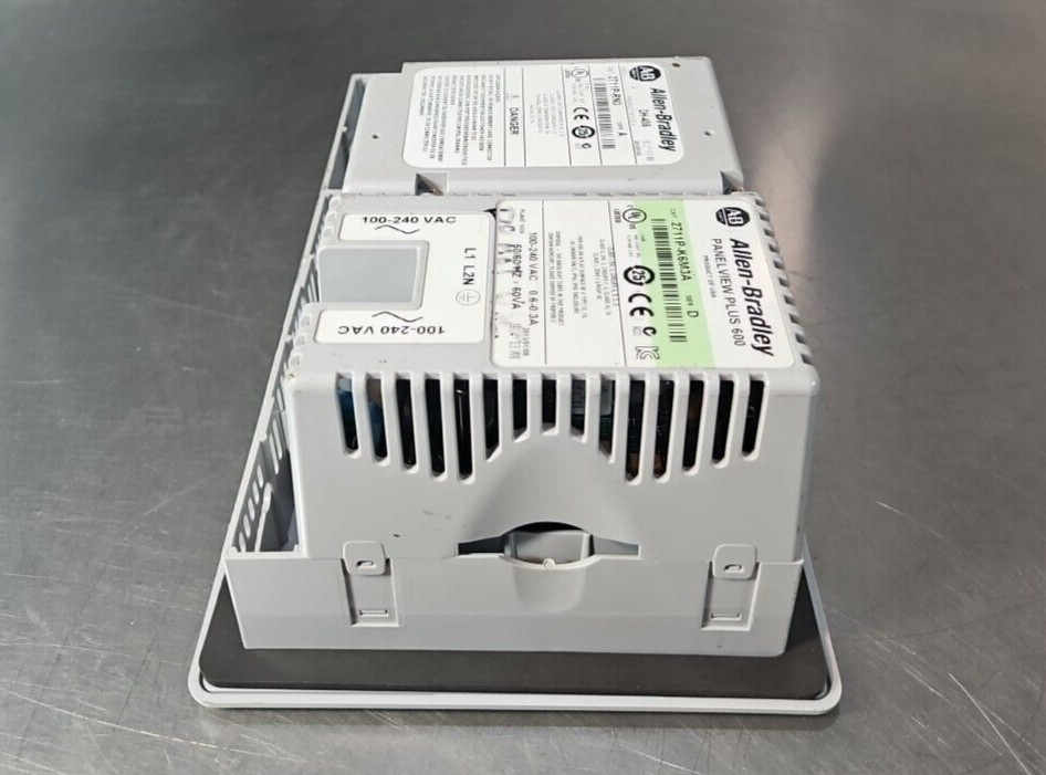 Allen Bradley 2711P-K6M3A / 2711P-RN3 SerA Panel View (BIN425)