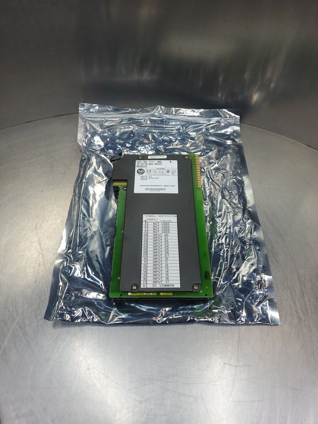 Allen Bradley 1771-IBD Series B 10-30VDC Input Module. 3D-39