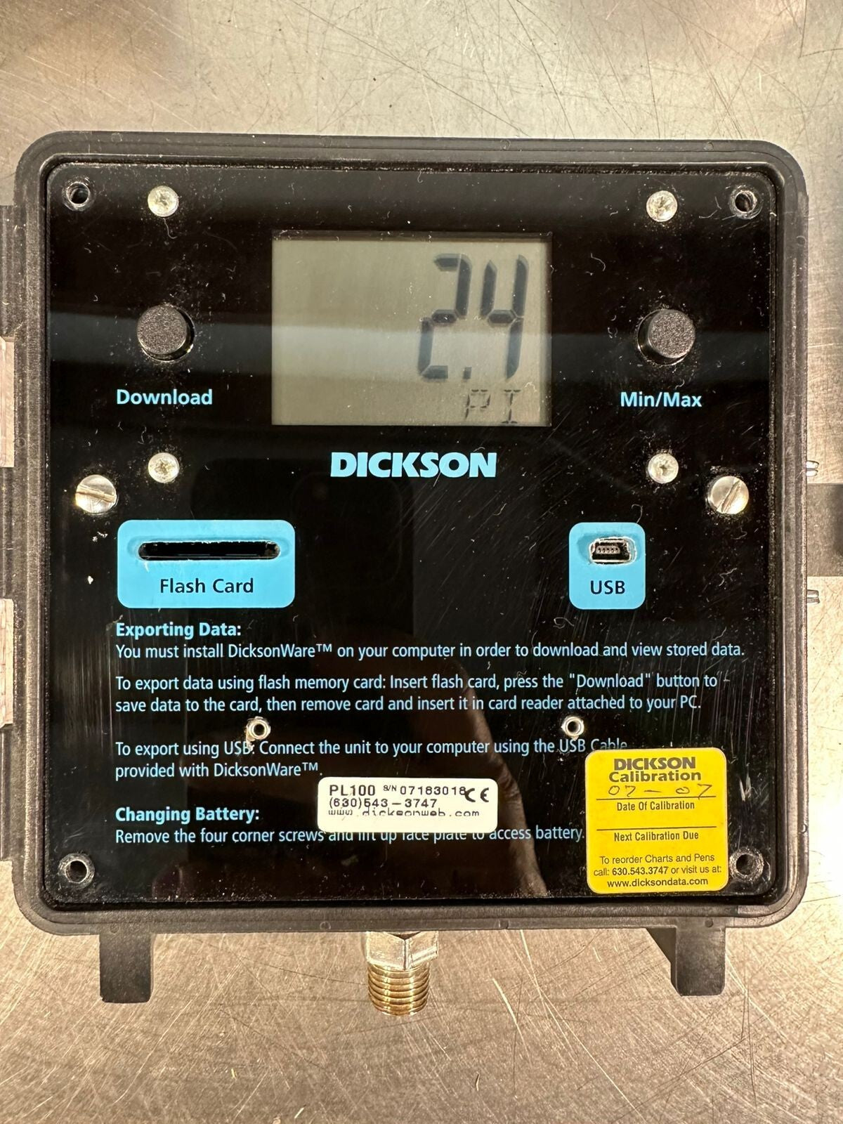Dickson Pl100 Dickson PL-l100 Dickson PL100 (7.2.1)