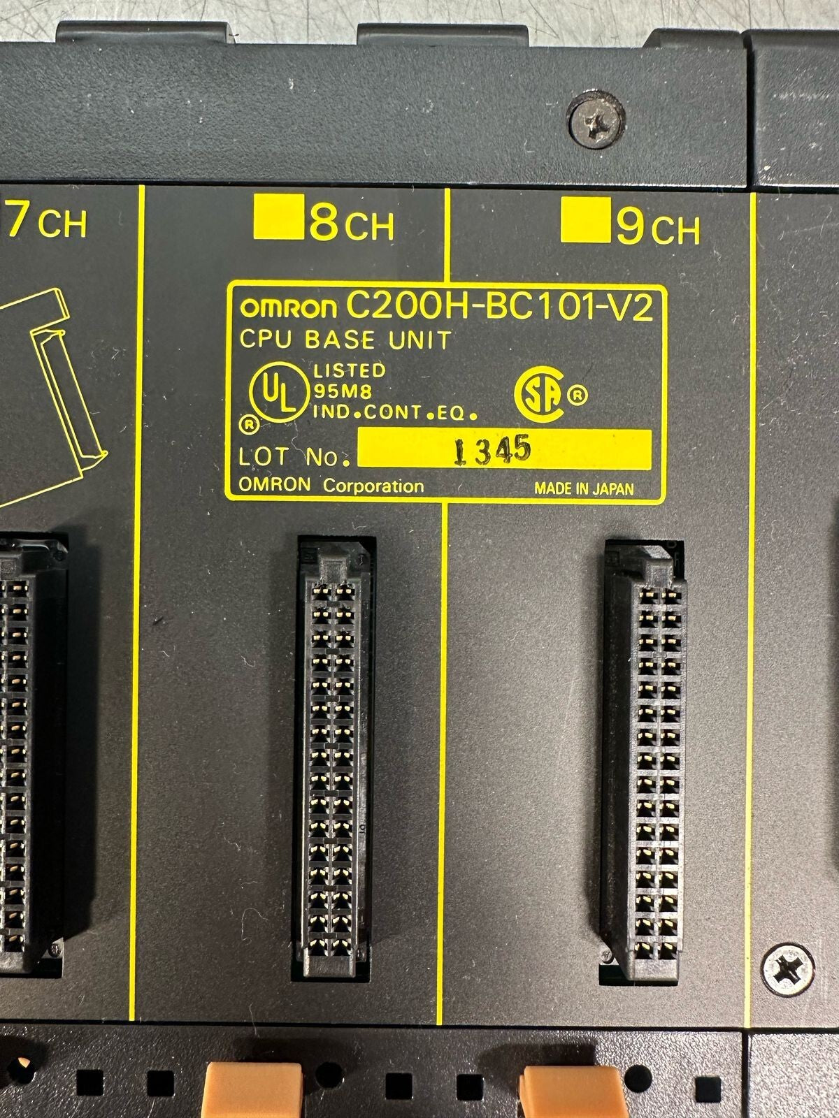 Omron C200H-BC101-V2 CPU Base Unit 10-Slot (8.5.8)