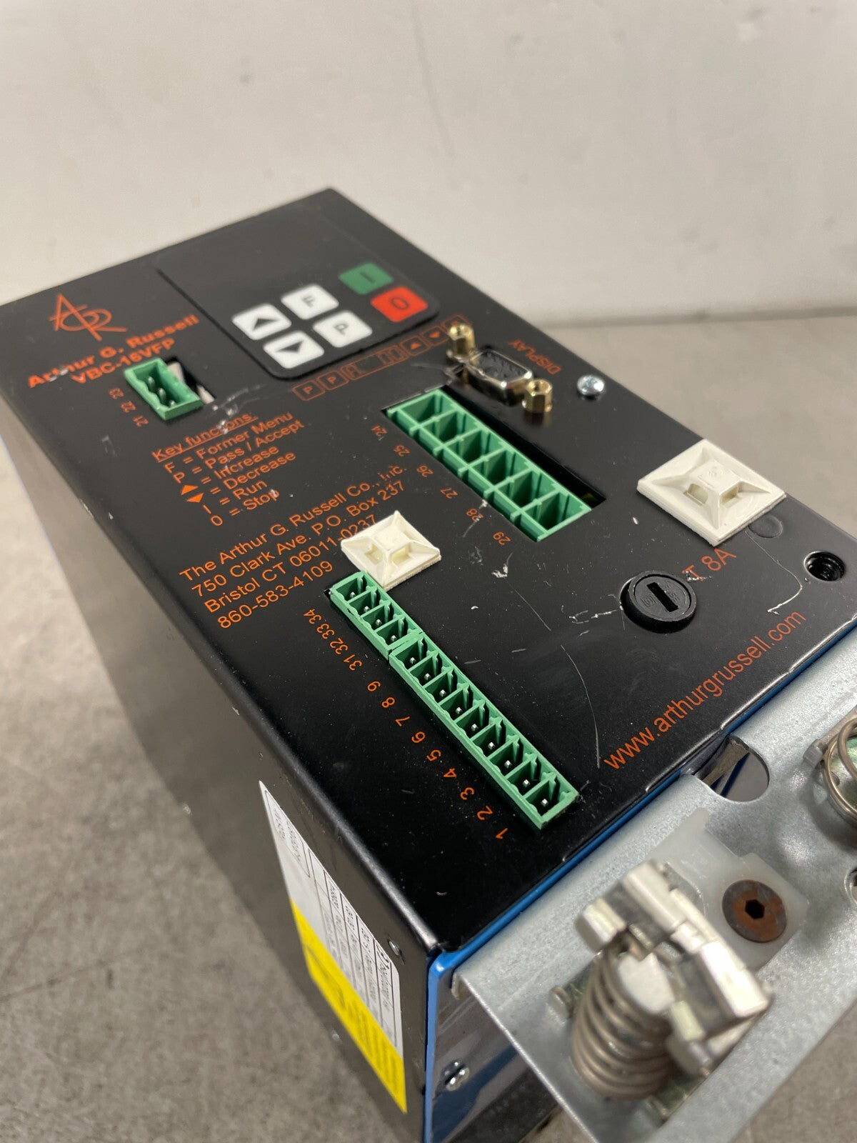 ARTHUR G RUSSELL VBC-16VFP 6AMP 110/240V Variable Frequency Controller @