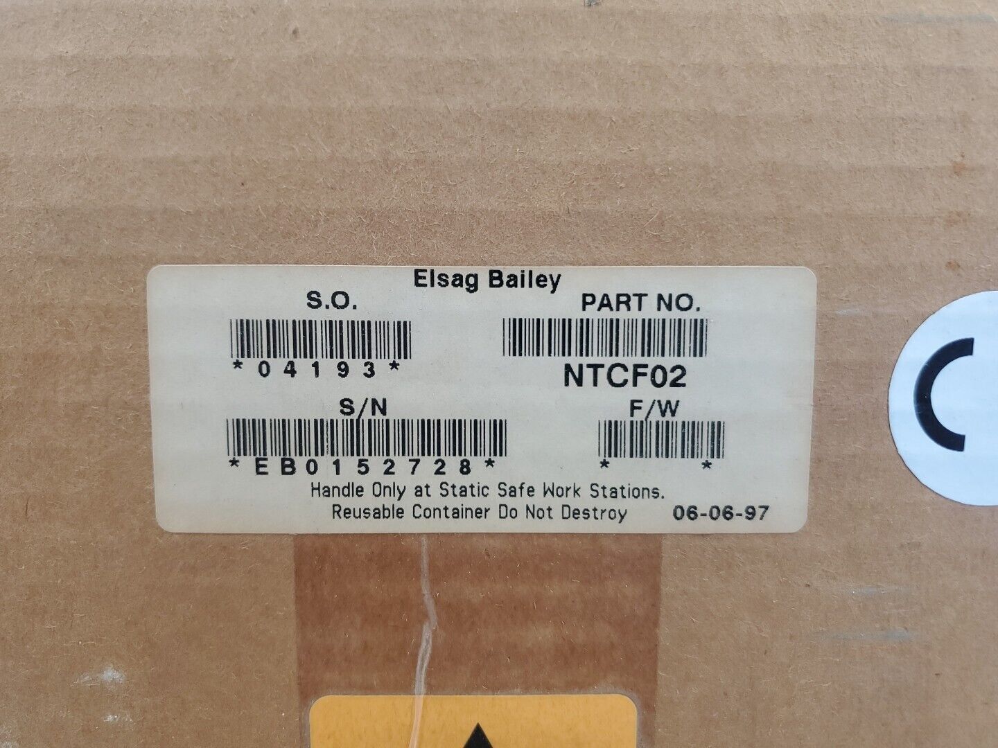 Bailey NTCF-02 Termination Unit - Optic to Electronic. 5D-27