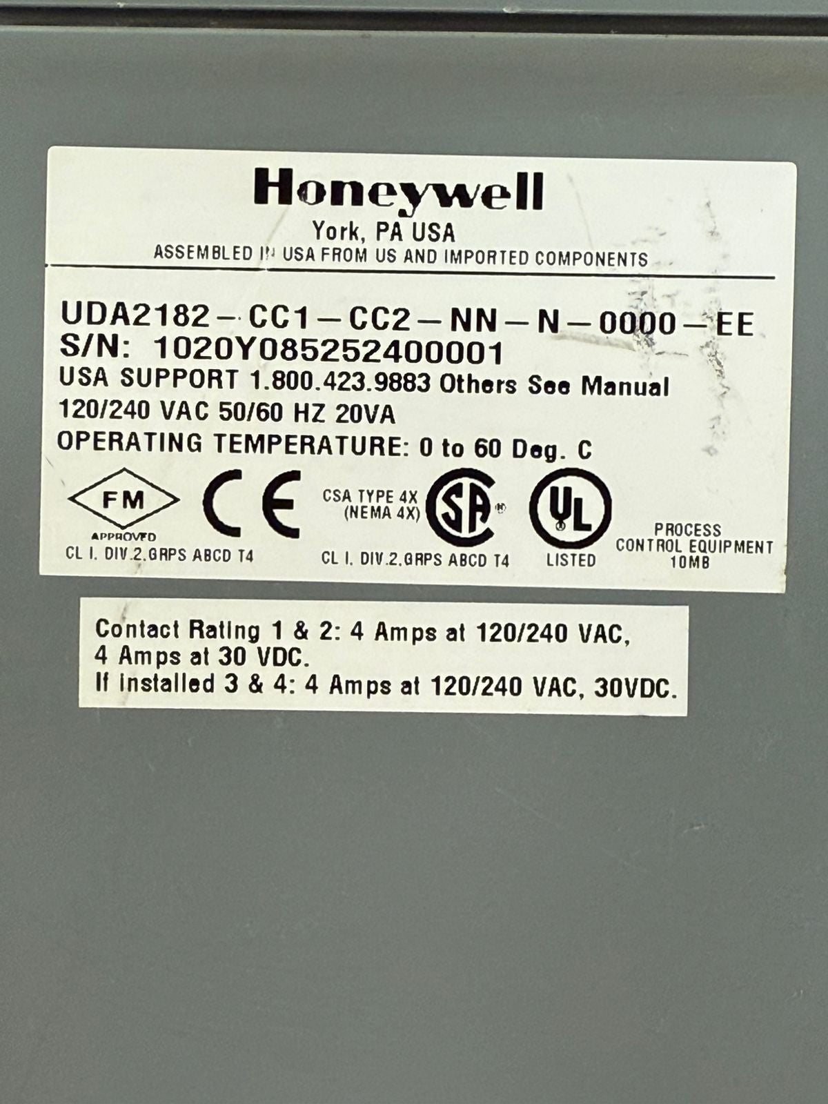 Honeywell UDA2182-CC1-CC2-NN-N-0000-EE (2.5.5)