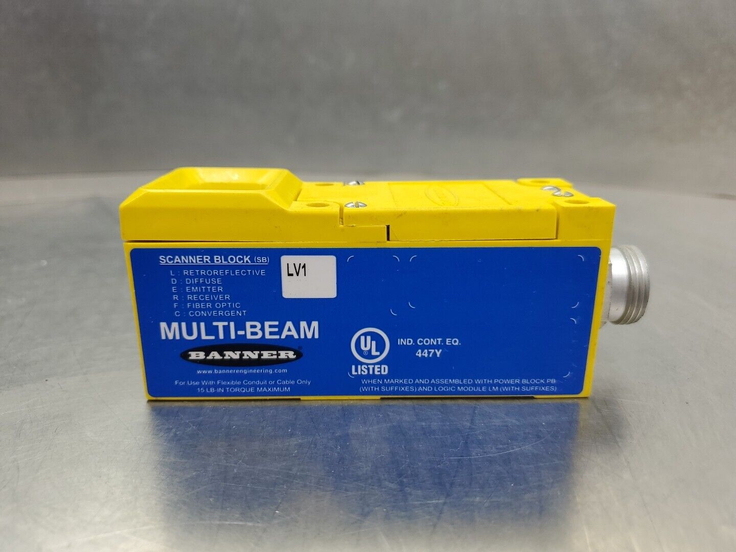 Banner LV1 Multi Beam Scanner Block. 5D-34