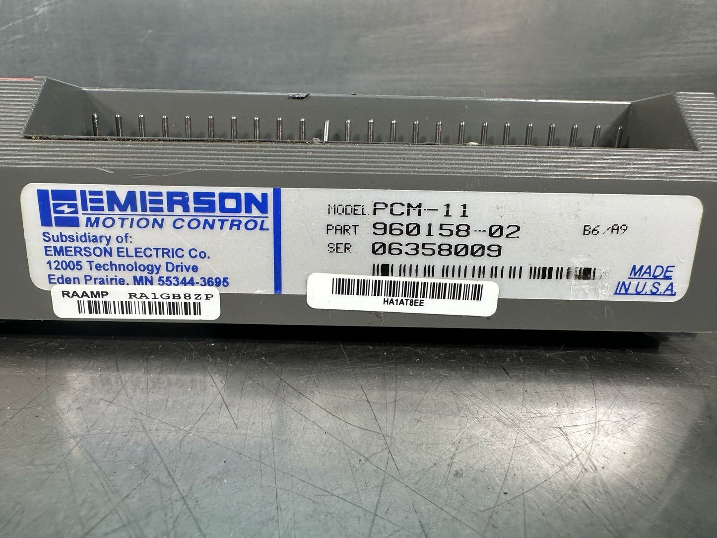 Emerson PCM-11 MOTION PROGRAM CONTROLLER 960158 -02 (6.3.5)