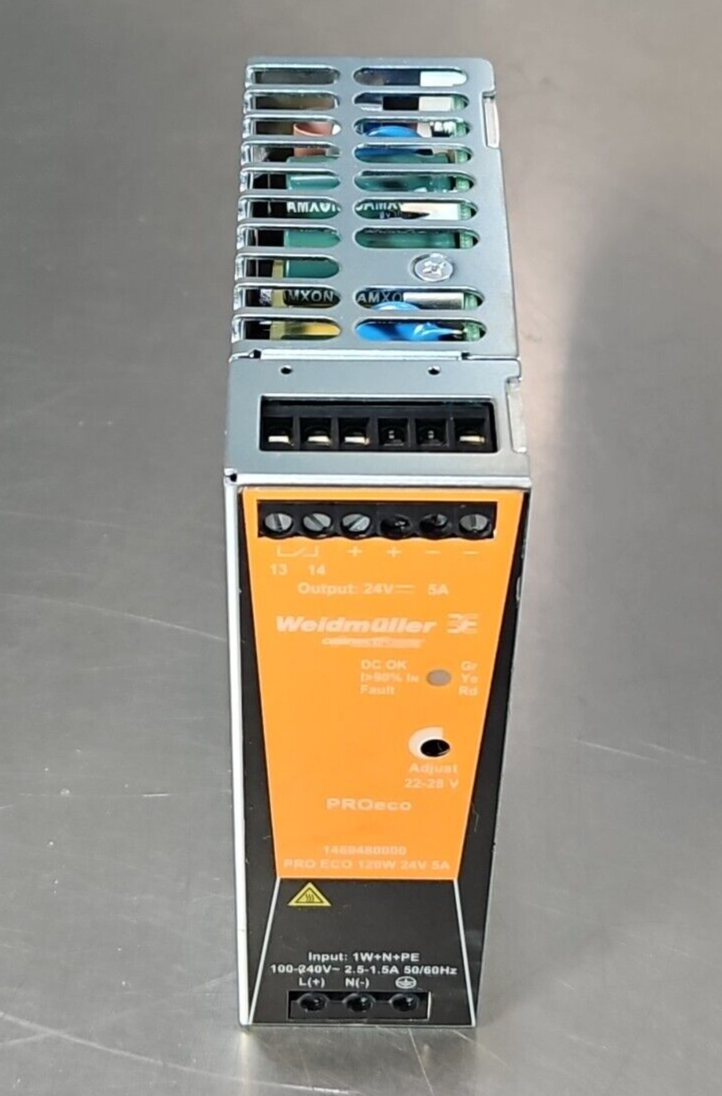 Weiddmuller 1469480000 PRO ECO 120 W 24 V 5 A DIN Power supply (BIN2.3.3)