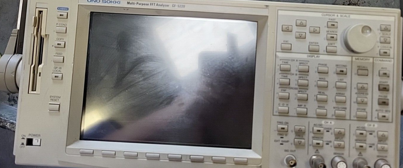 ONO SOKKI CF-5220 Multi-Purpose FFT Analyzer. 2C (BIN322)