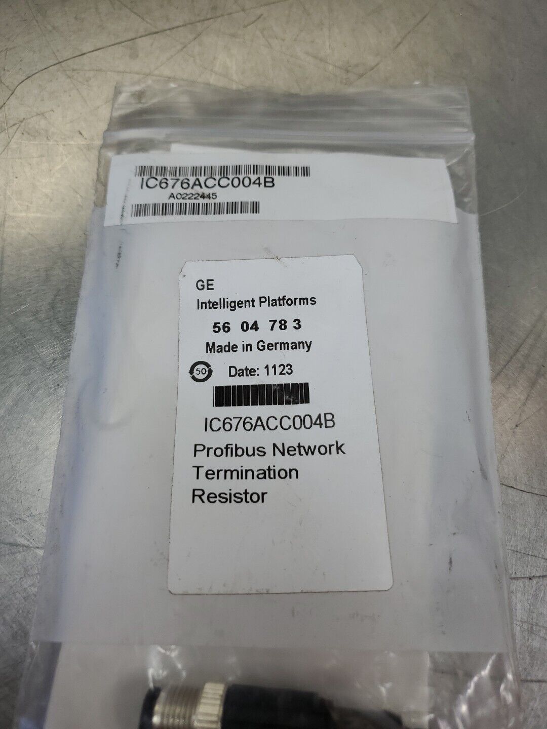 GE IC676ACC004B Profibus Network Terminator Resistor. 5E-17