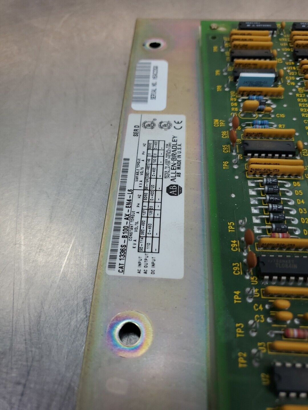 Allen Bradley 1336S-MCB-SPI (74100-071-51) Board For AB 1336S Drive. 3H