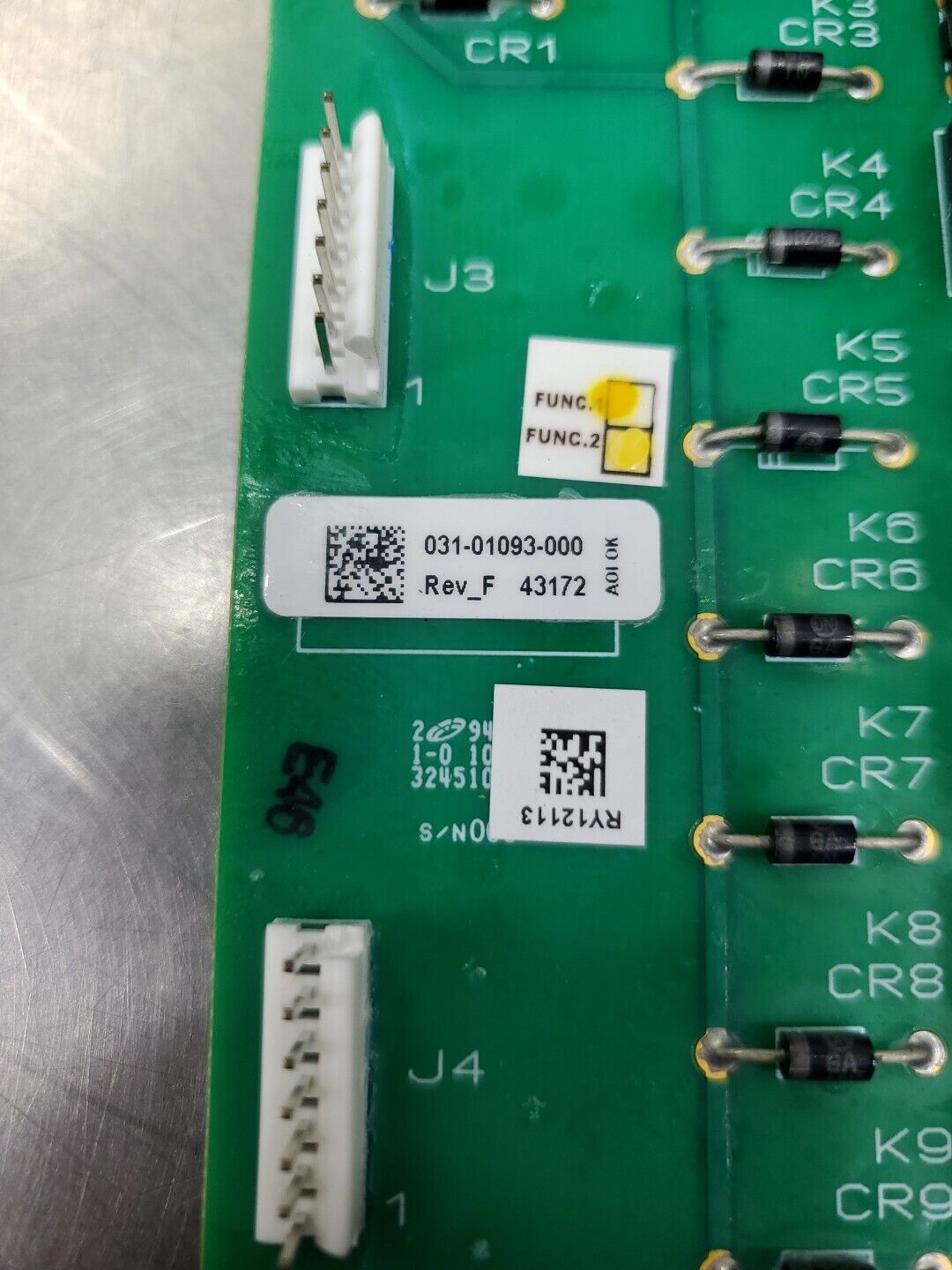 York Controls 031-01093-000 Rev_F 43172 HVAC Control Board. 3E-7