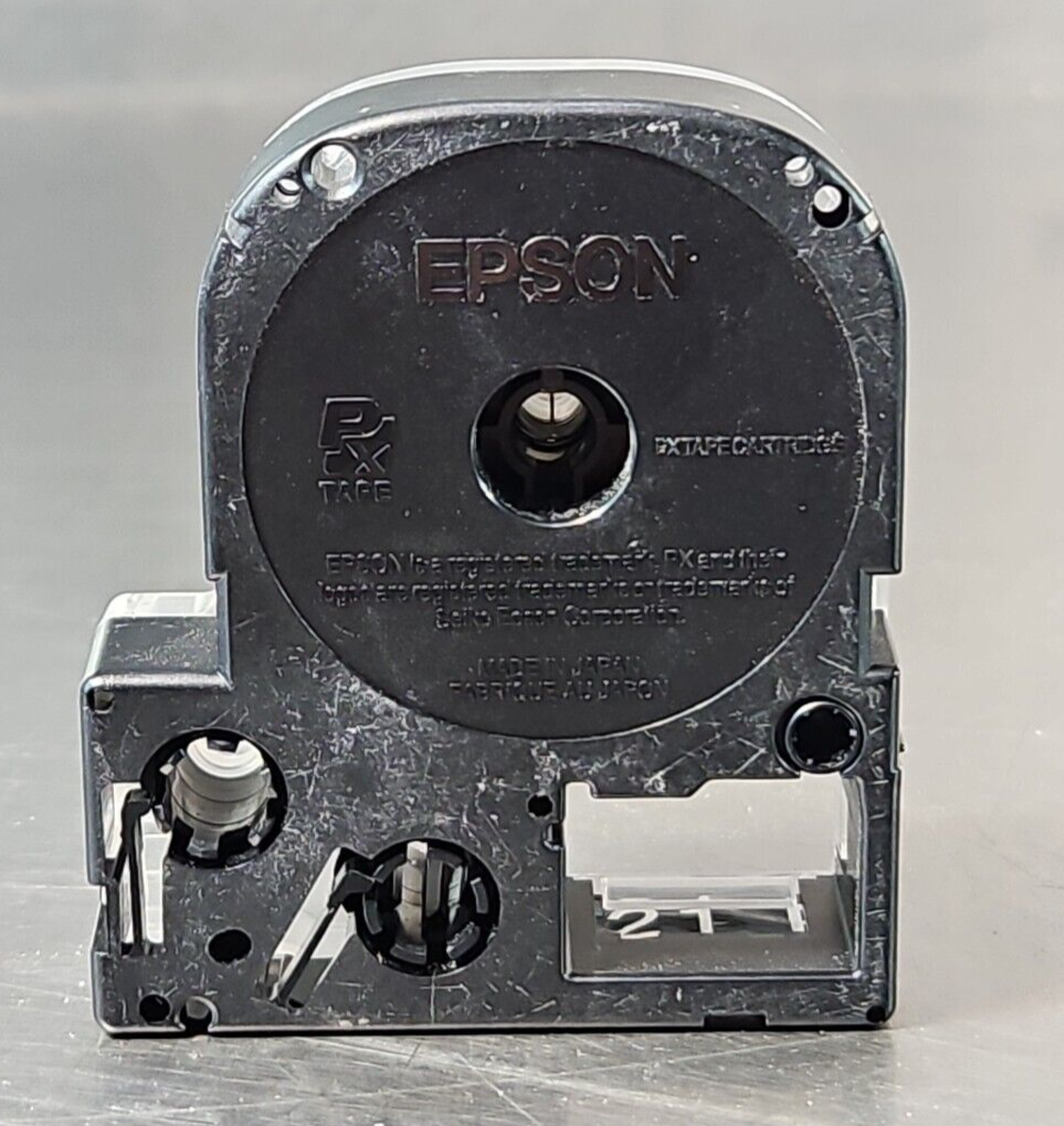 Epson 212BWPX Label Tape 1/2" K-Sun loc3E36