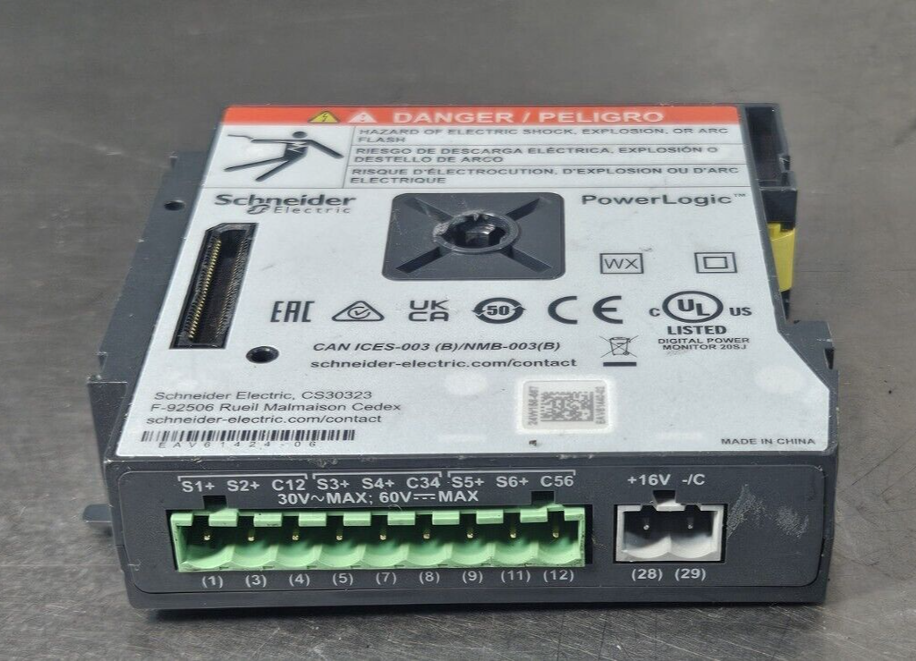 Schneider Electric METSEPM89M2600 PowerLogic I/O Module (BIN533)