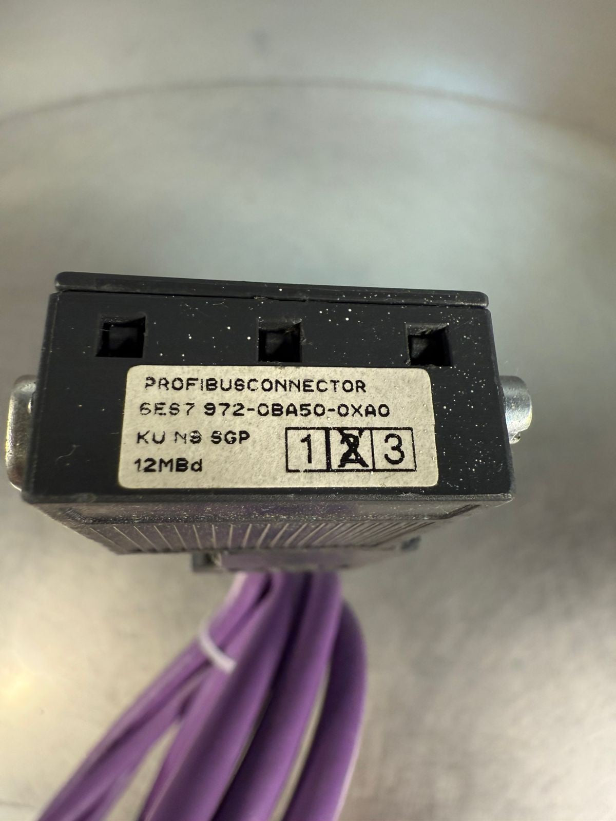Profibus Connector 6ES7 972-0BA50-0XA0 12Mbd **Set Of Two units** (7.4.4)