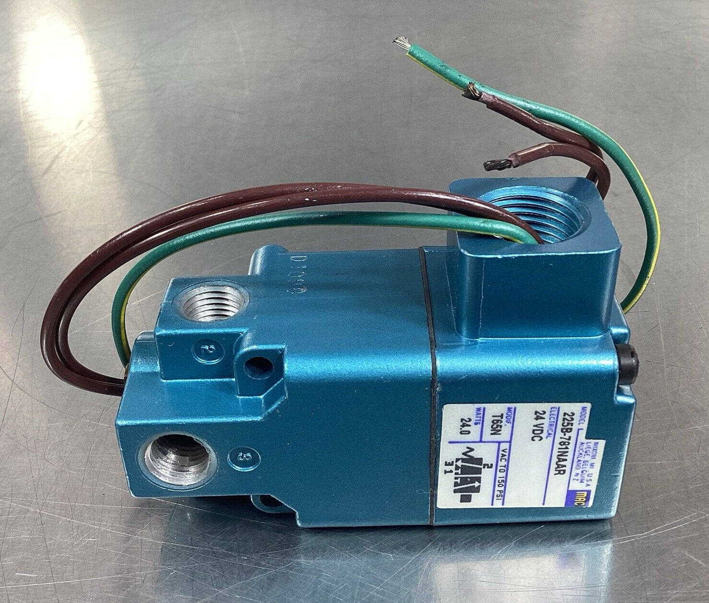 Mac Valves 225B-781NAAR Solenoid Valve 6B-3