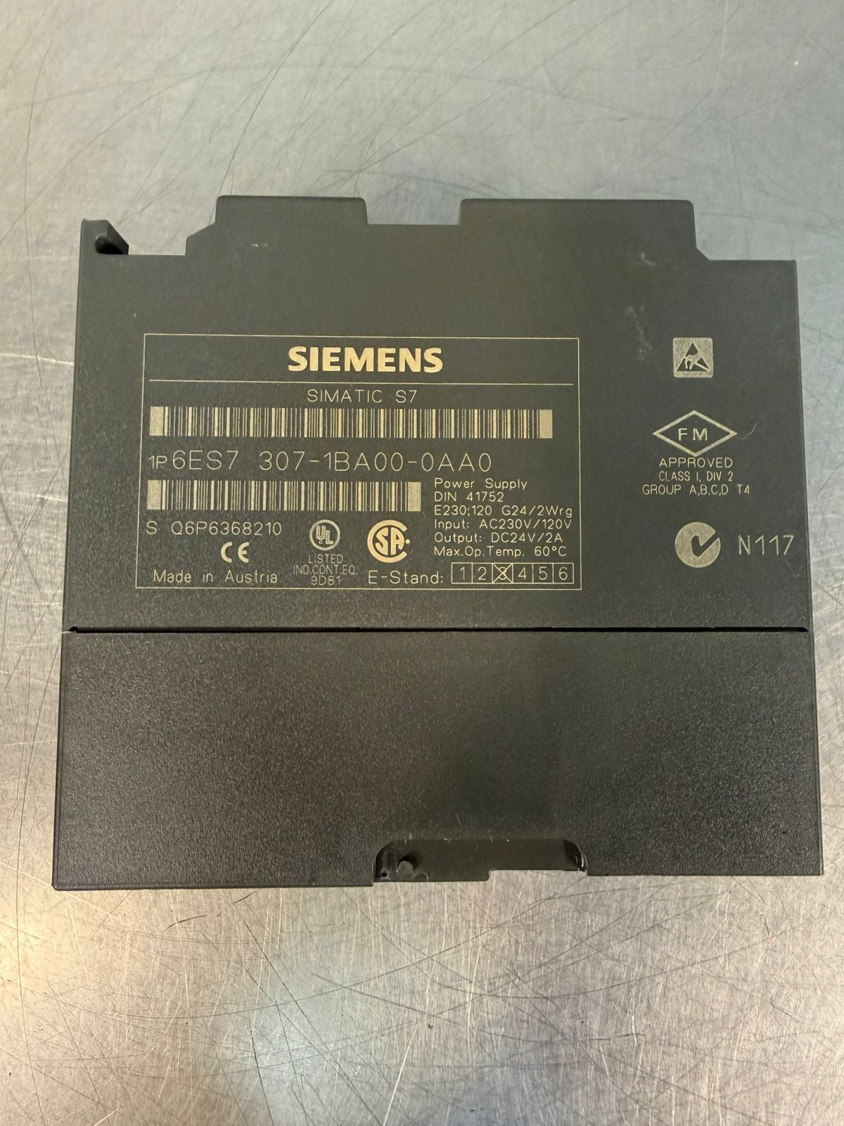 Siemens 6ES7 307-1BA00-0AA0 Simatic S7 (4.1.3)