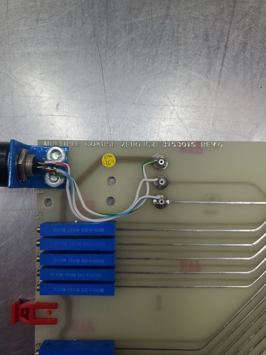 MANSCO 3153015 Multiple Point Temp Control Board w/Knobpot Cont. 3D-7