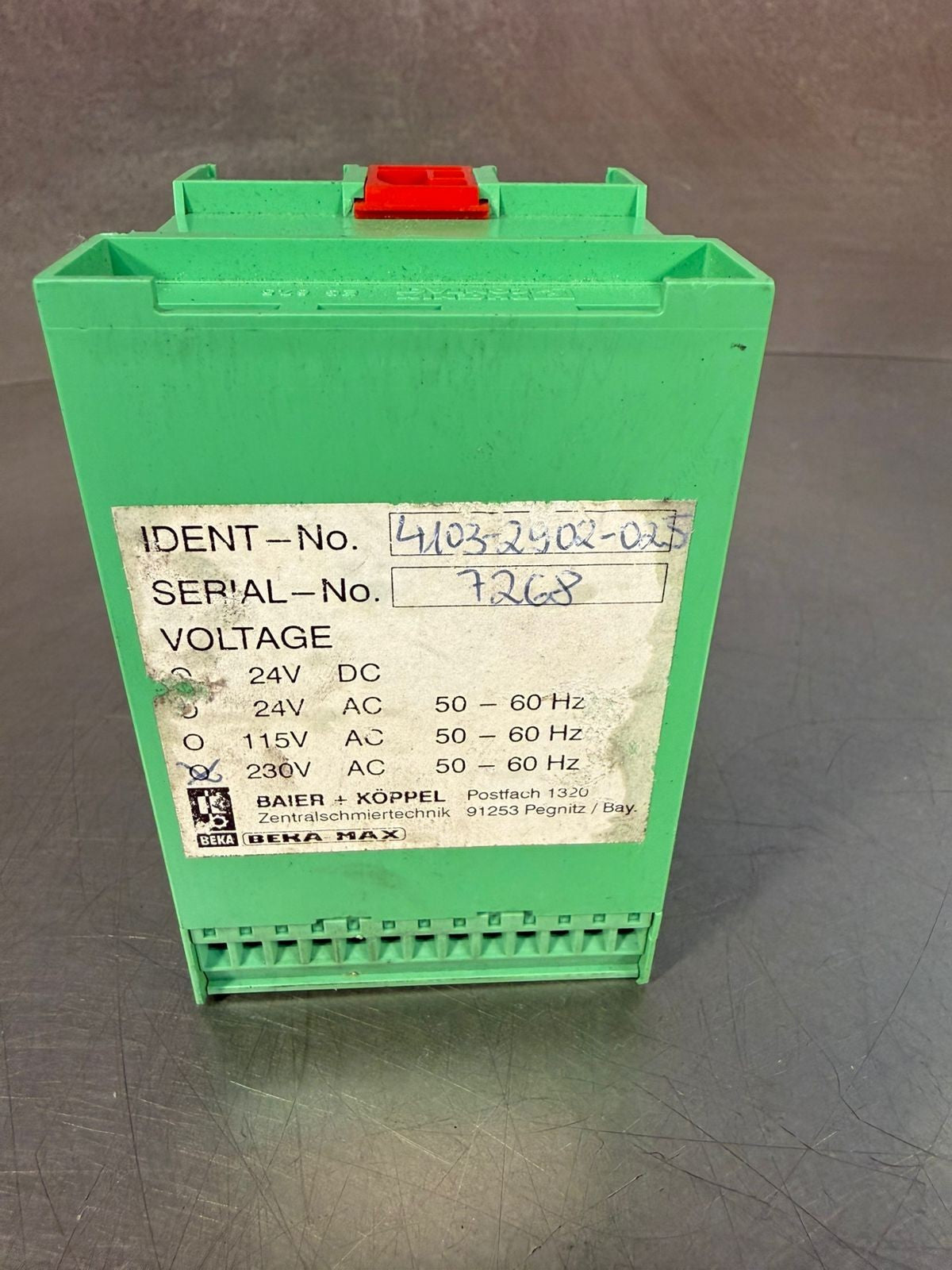 Beka-Max 4103-2902-025 41032902025 230VAC 50-60Hz Controller (4.1.4)