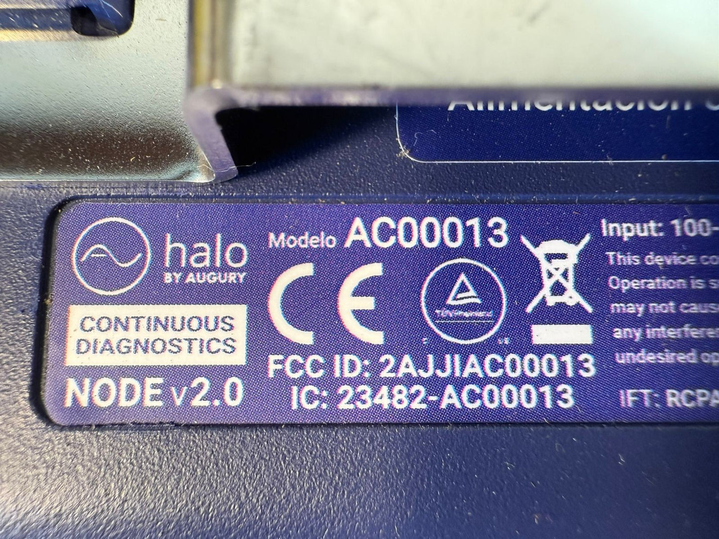 Halo AC00013 V2.0 Wireless Gateway Node by Augury (2.3.3)