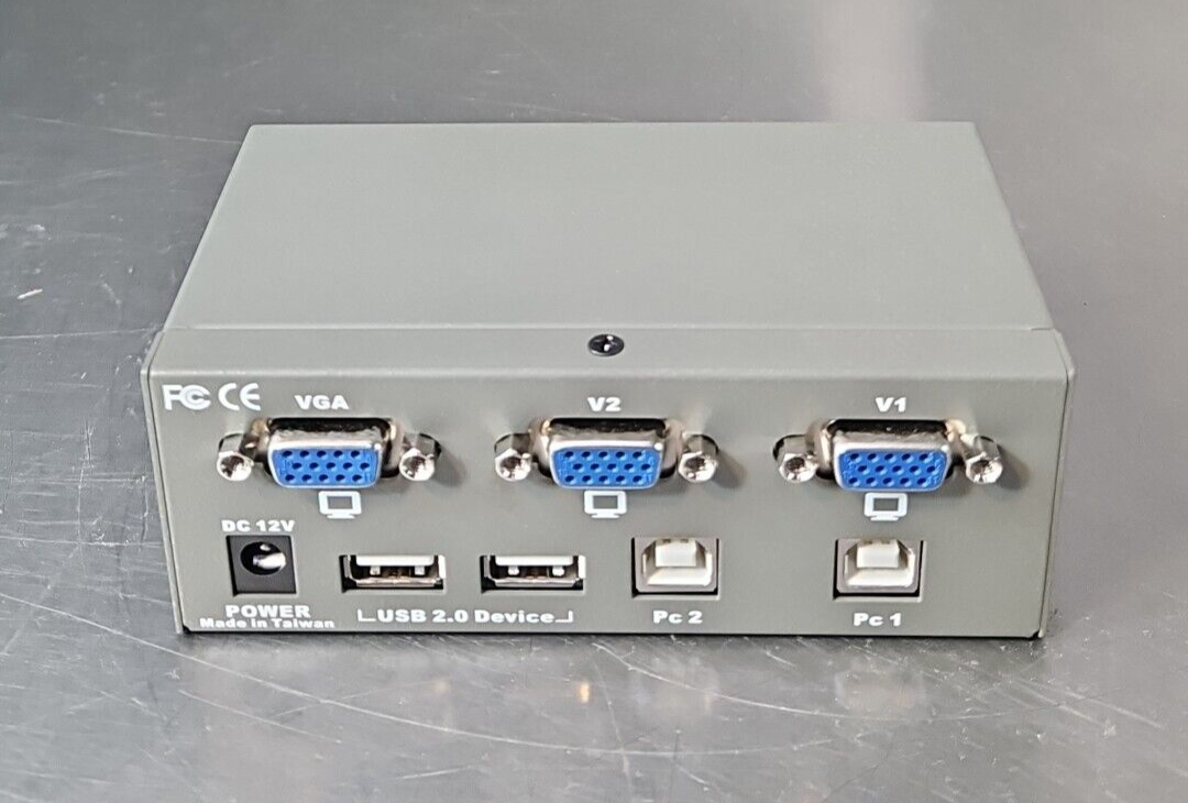 Topview KVM-12U2 Desktop Switch USB 2.0 2Port KVM (BIN423)