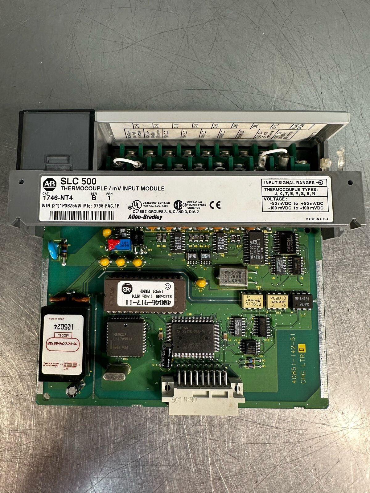 Allen Bradley 1746-NT4 /B FRN.1 SLC 500 Thermocouple 1746NT4 (7.4.1)