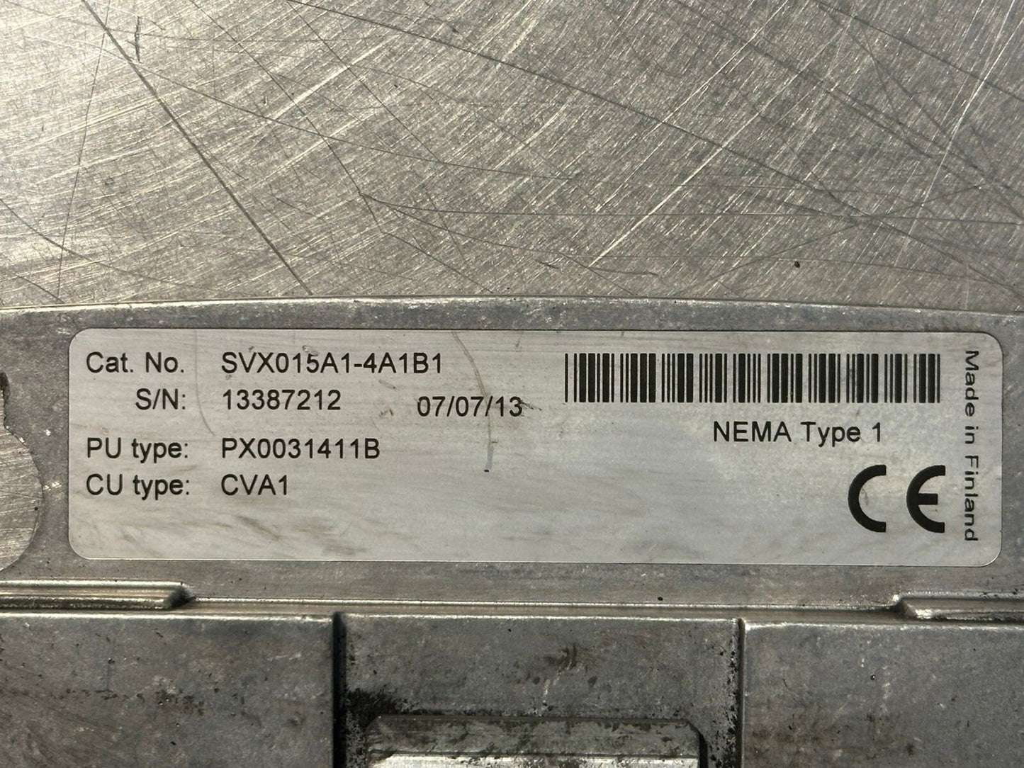 Eaton SVX015A2-4A1B1 , SVX9000 Nema Type 12 (8.5.1)