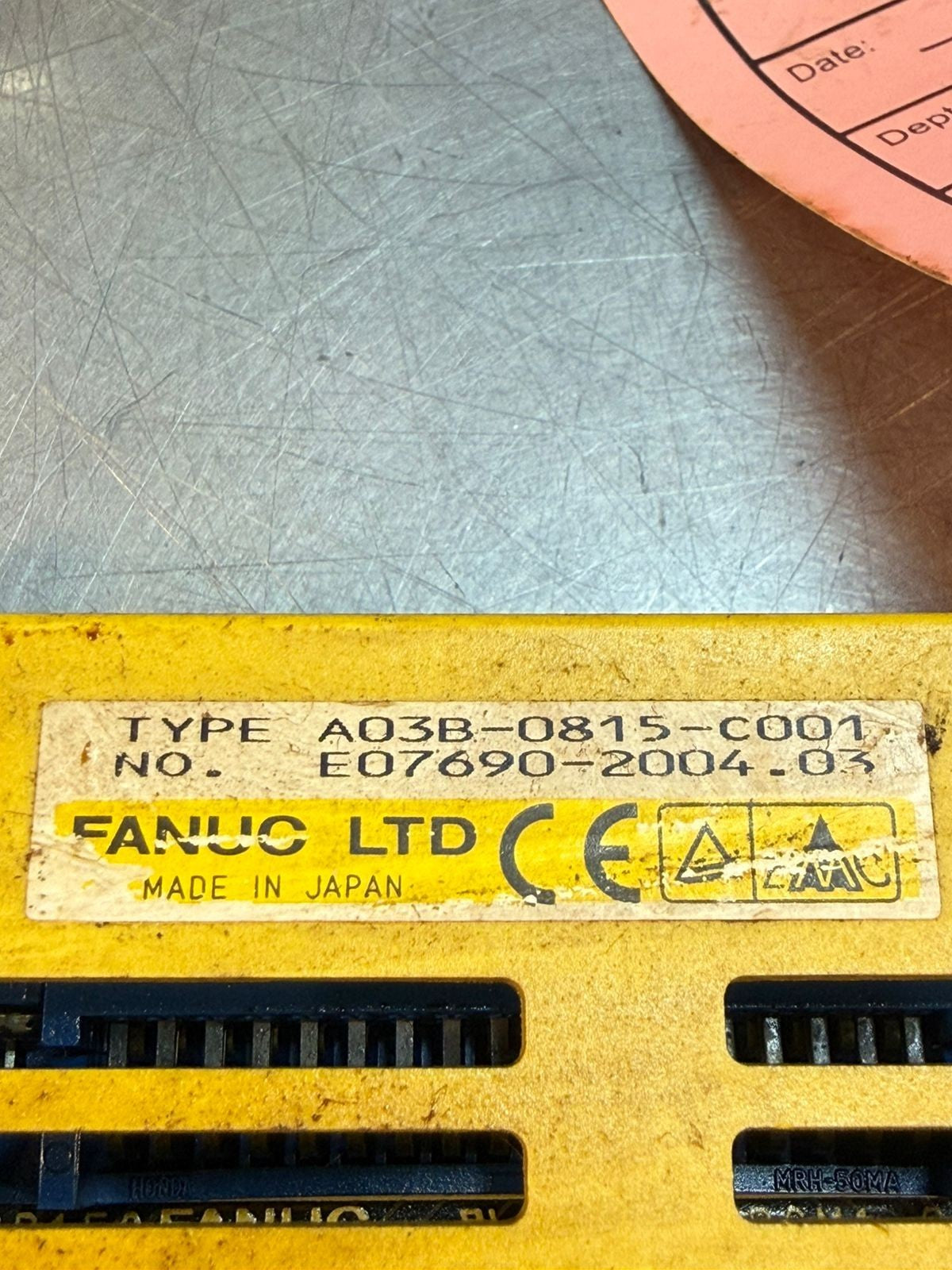 Fanuc A03B-0815-C001 I/O MODULE E07690-2004.03 (9.3.4)