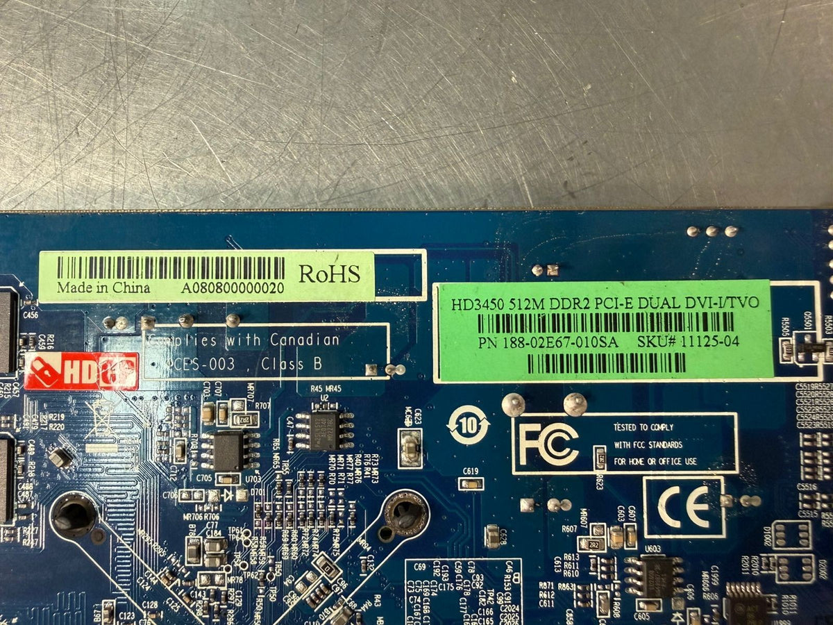 Ati HD3450 512M DDR2 PCI-E Dual DVI-ITVO 188-02E67-010SA (5.4.2)