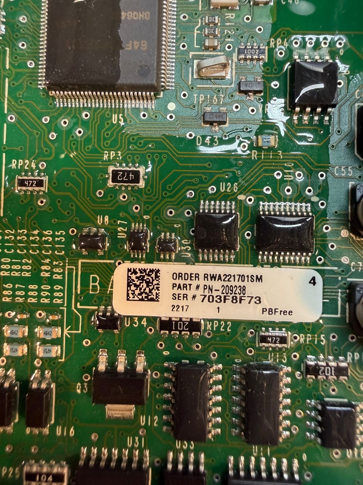 Allen Bradley 209238 Main Control Board (1.3.4)
