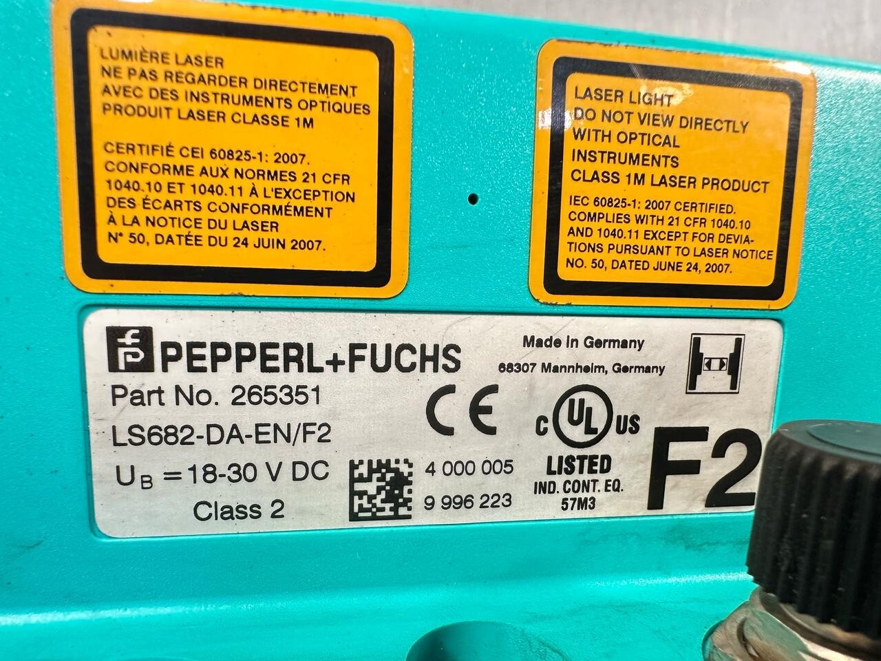 Pepperl+Fuchs LS682-DA-EN/F2 Optical Data Coupler (5.3.4)