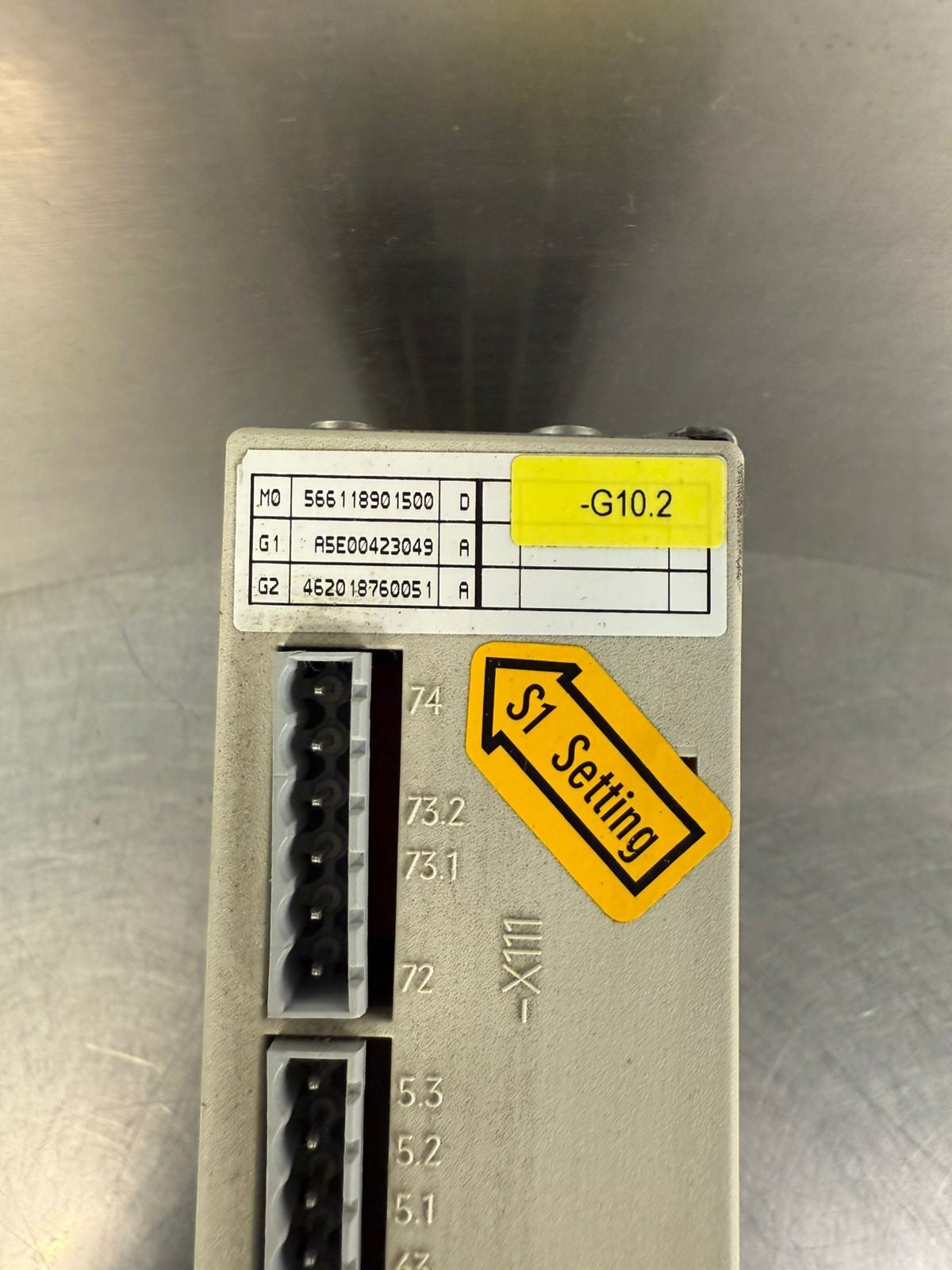 Siemens 6SN1112-1AC01-0AA1 Simodrive UEB-Modul Int/Ext. Ver. E (12.5.4)