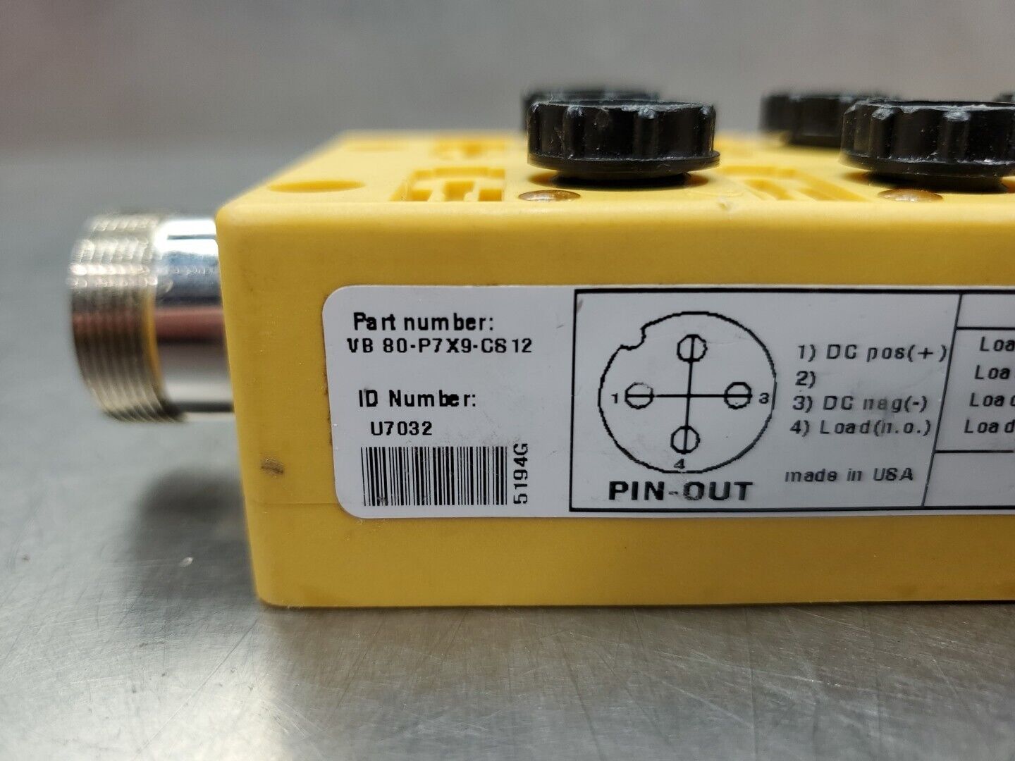 Turck VB80-P7X9-CS12 / U7032 8-Port Multi-Box Unit. 5E-16