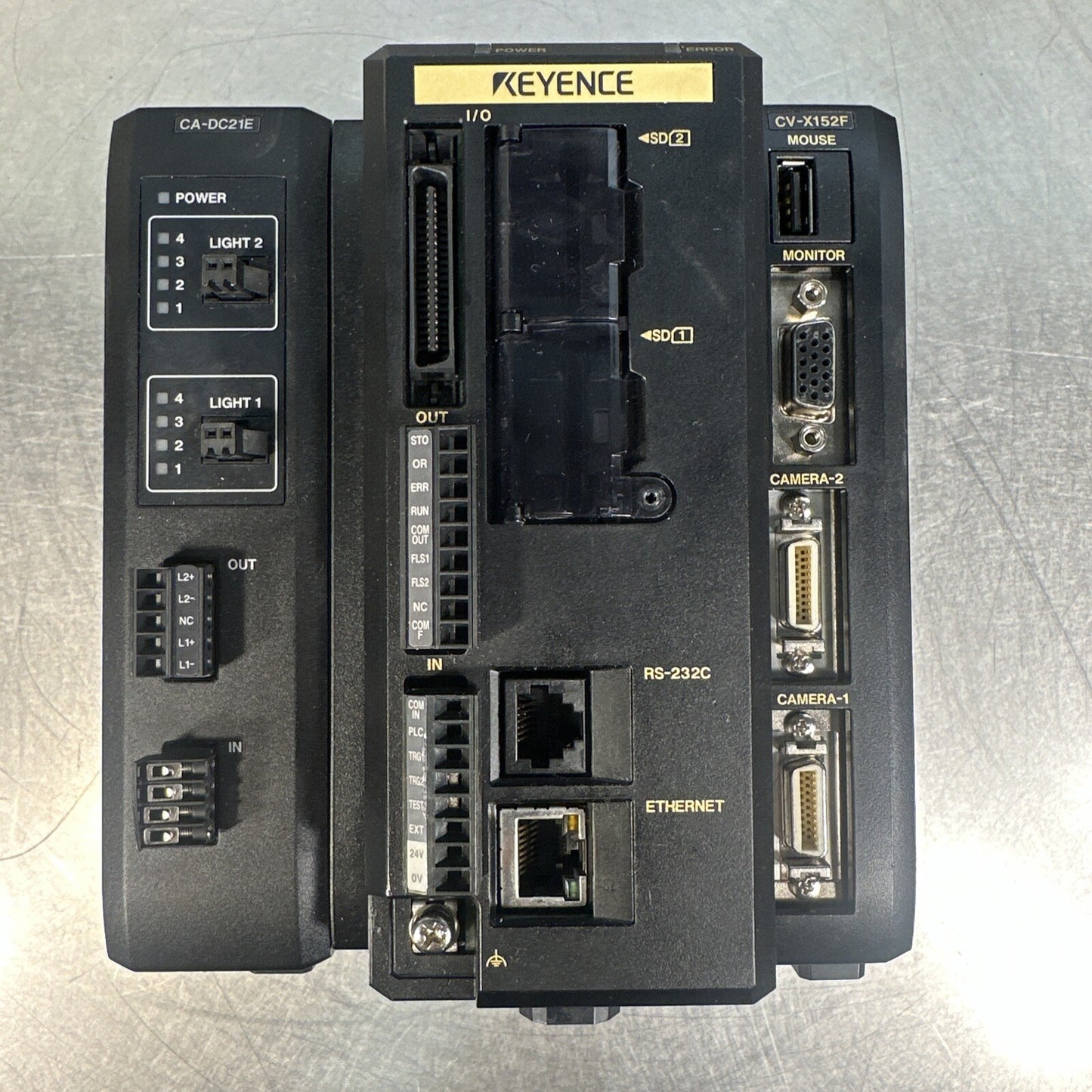 keyence CV-X152F Visual image controller +CA-DC21E (BIN-1.5.3)