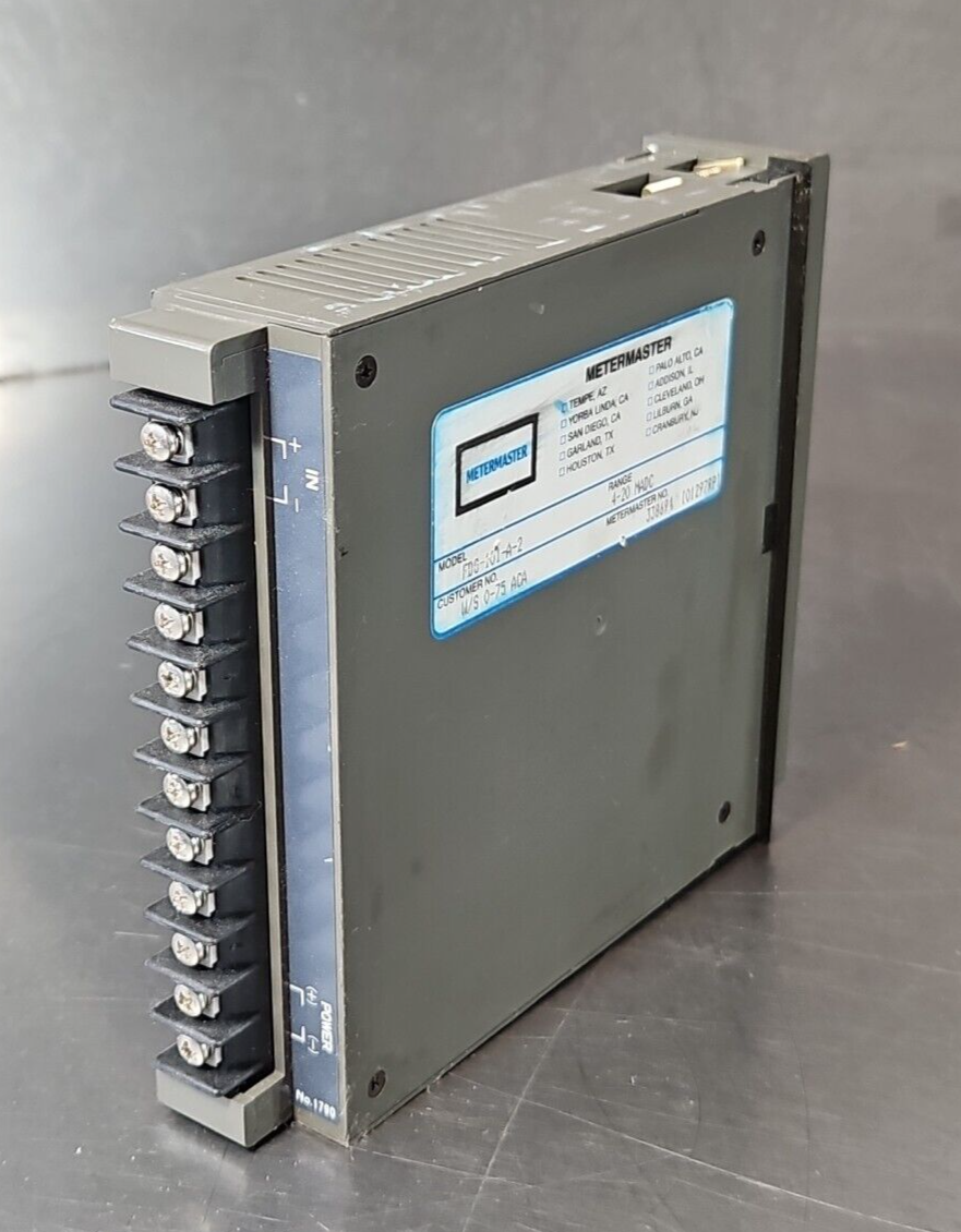 Takemoto FDG-101-A-2 Volt Meter 4-20madc 85-132v-ac (BIN153)