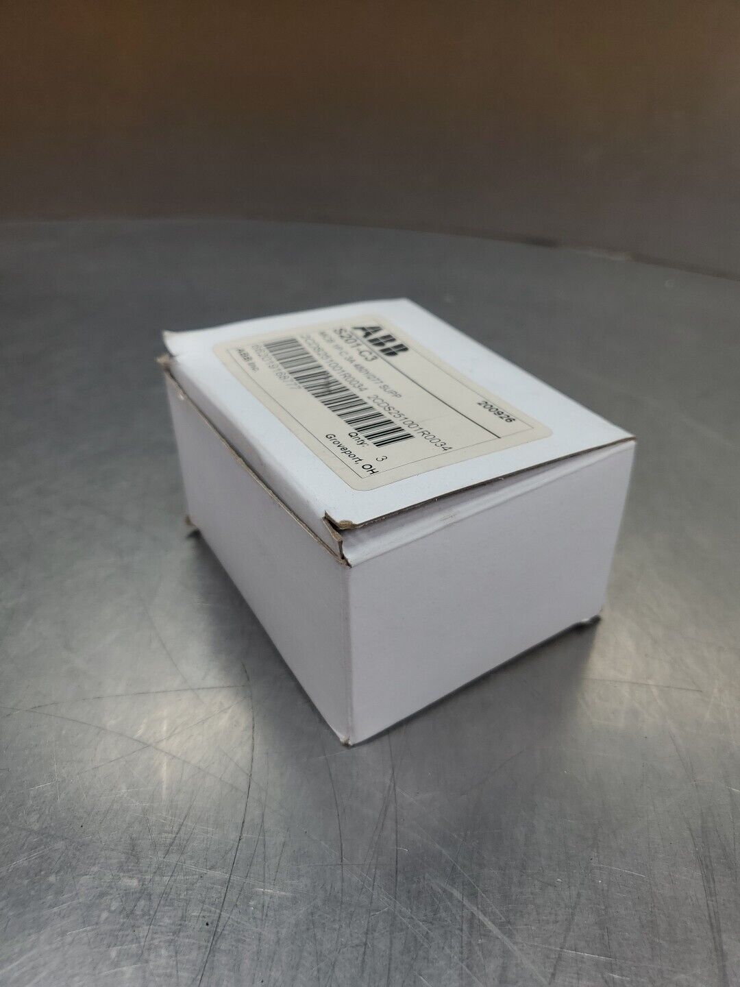 ABB S201-C3 Circuit Breaker, (2CDS251001R0034) LOT of 3. 4B-37