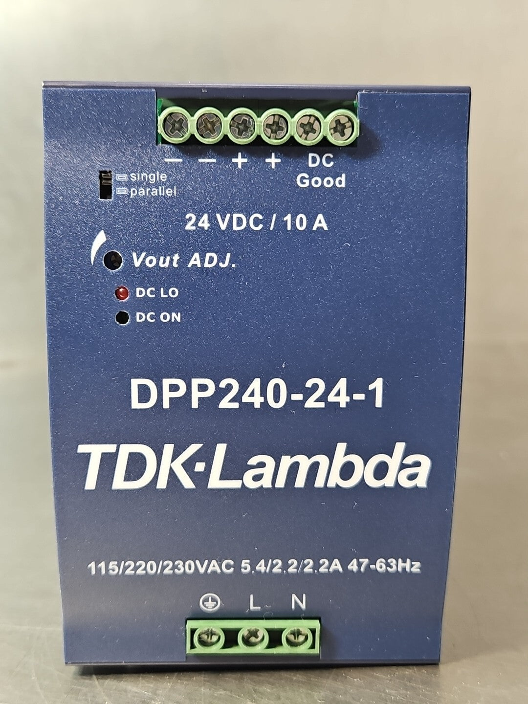 TDK-Lambda DPP240-24-1 240W DIN Rail Mount Power Supply (BIN425)