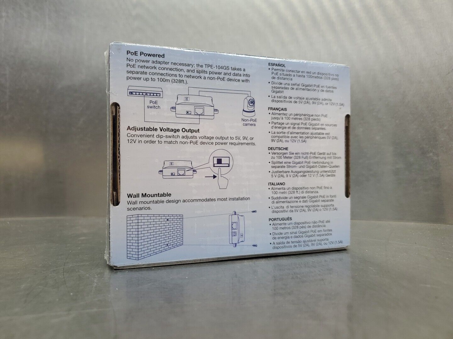 TREDDnet TPE-104GS Gigabit PoE Splitter. 3C-14