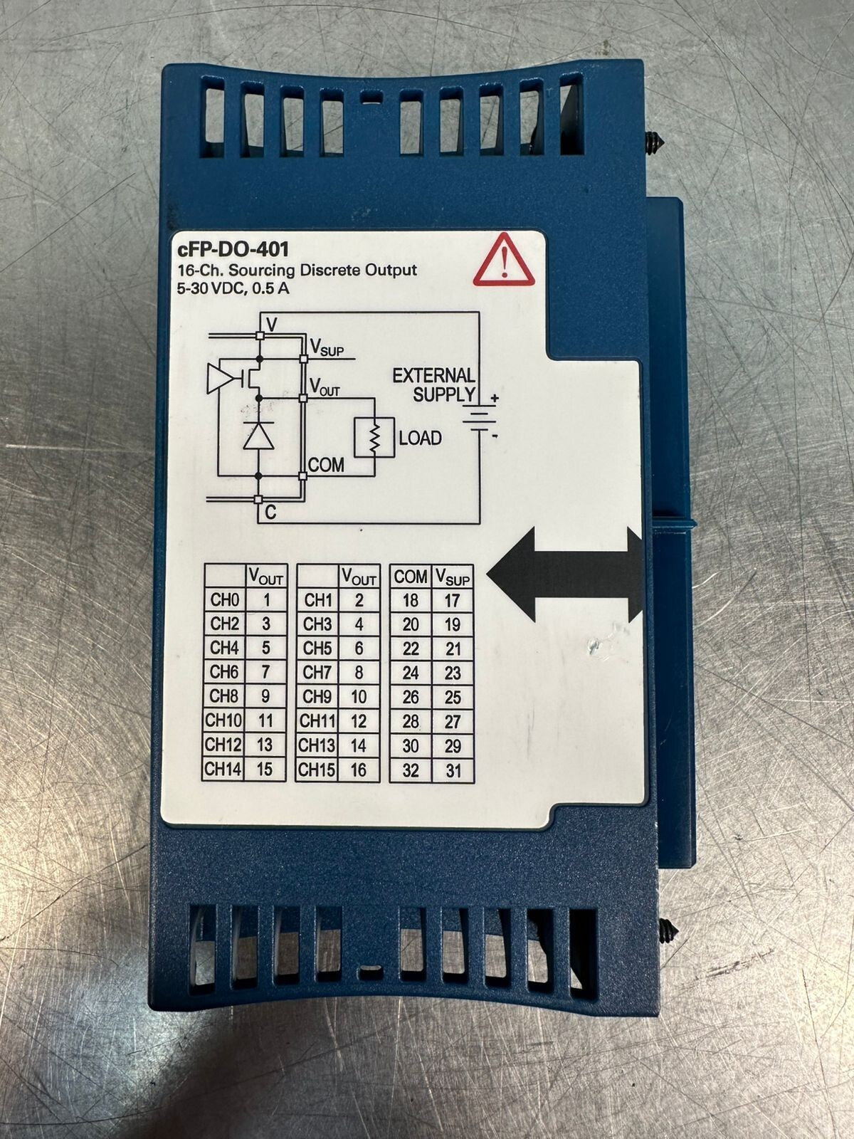 National Instruments cFP-DO-401 16-Ch Sourcing Output 5-30 VDC, 0.5A (7.2.3)