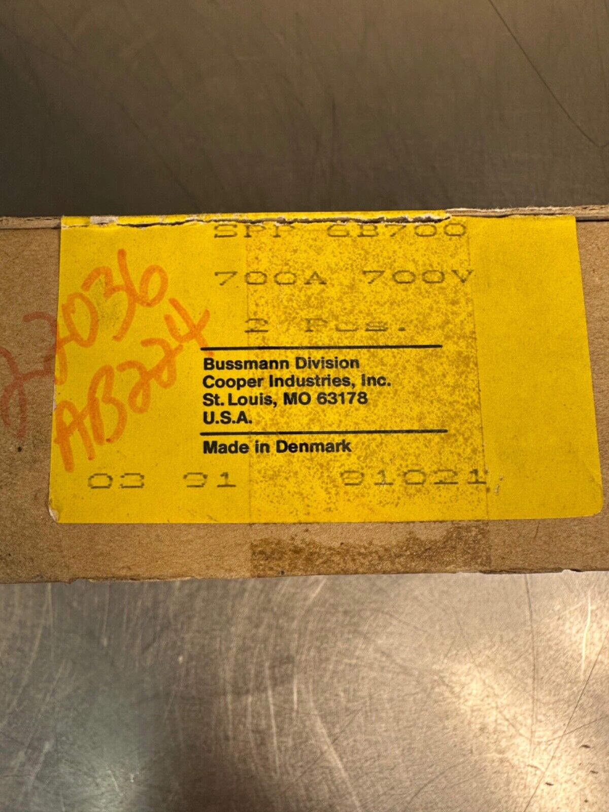 Buss Semitron SPP-6B700 700 AMP 700 VOLT (4B-17)