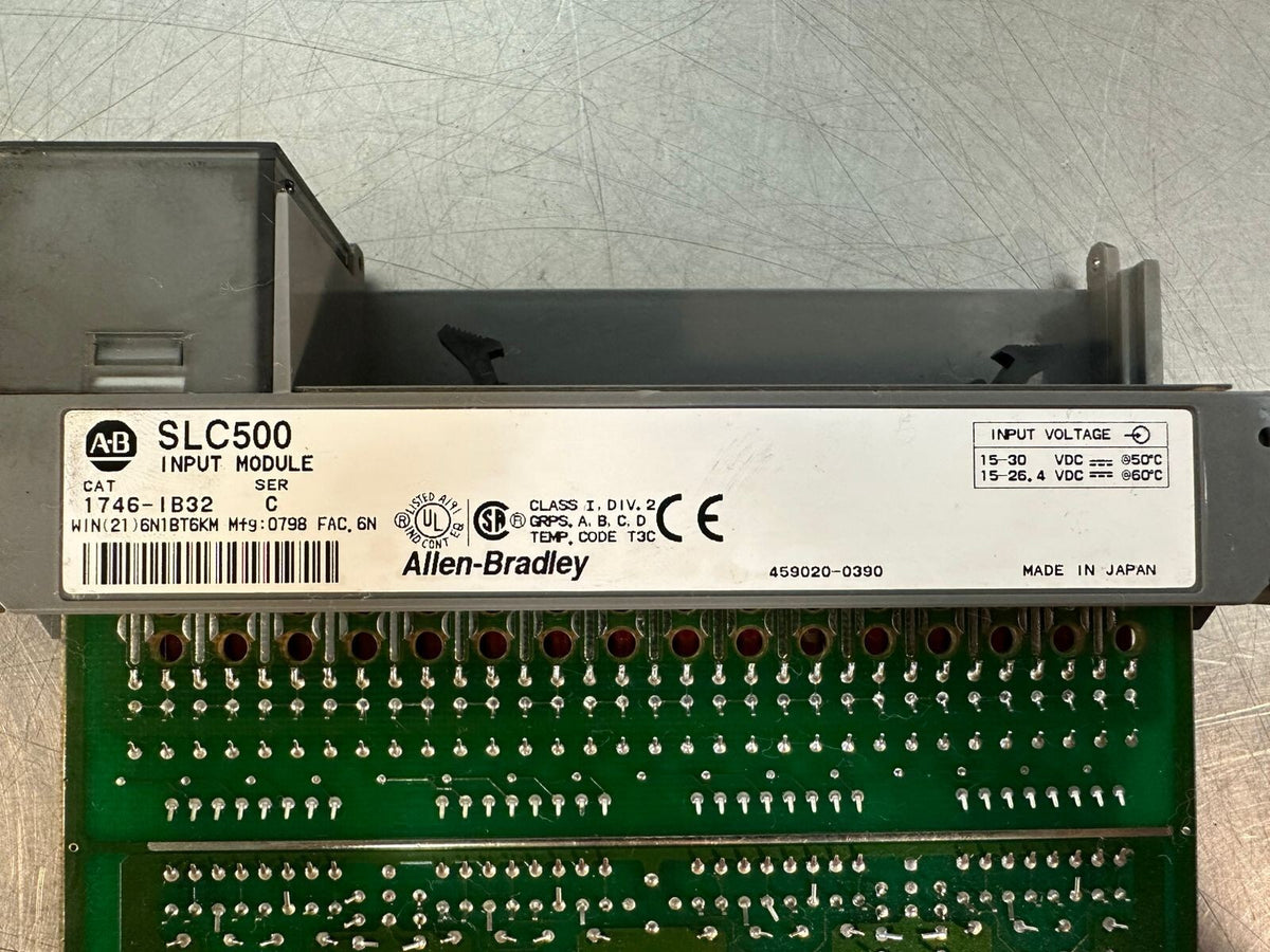 Allen Bradley 1746-IB32 SER C SLC 500 Input Module 1746IB32 (3.4.4)