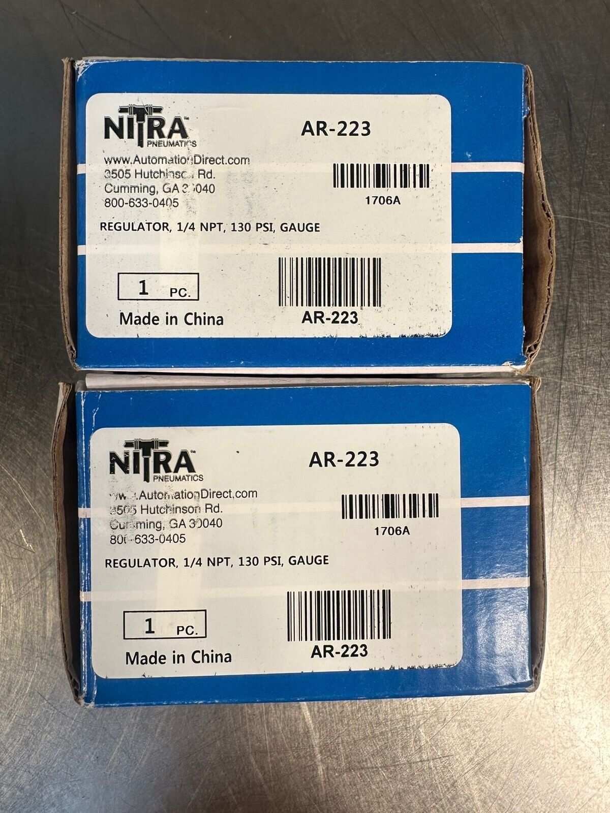 Nitra AR-223 Pressure Regulator 130 PSI (6E-12)