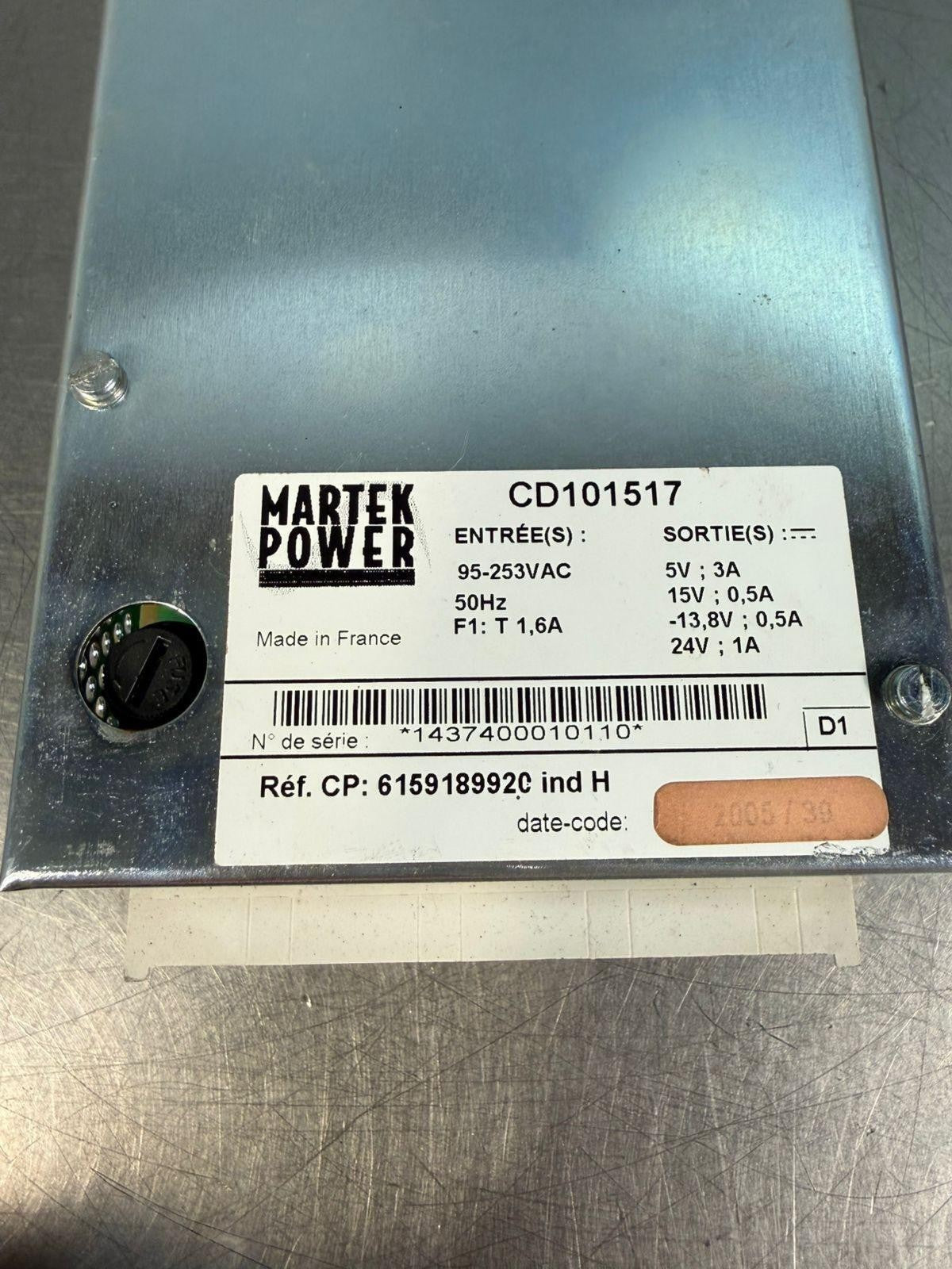 Georges Renault CD101517 Martek Power 95-253Vac 5V 3A 50Hz (8.3.1)