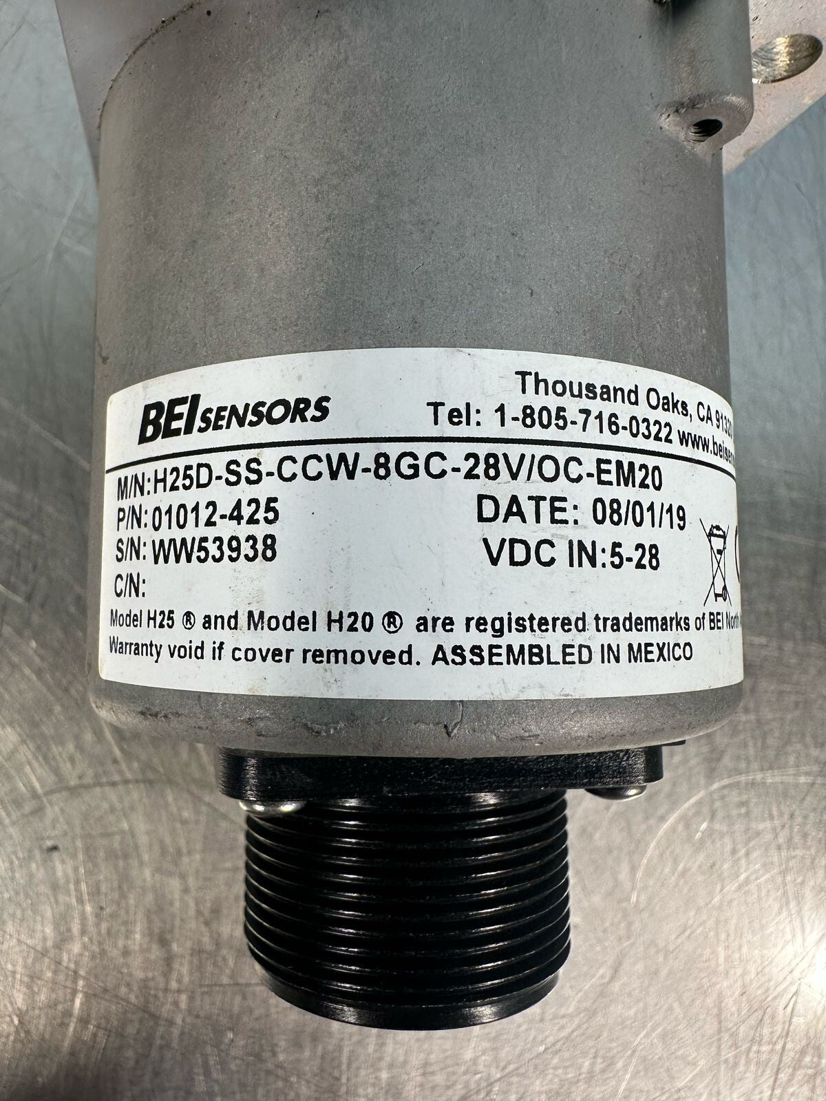 Bei Sensors H25D-SS-CCW-8GC-28V/OC-EM20 H25DSSCCW8GC28VOCEM20 (3.1.3)