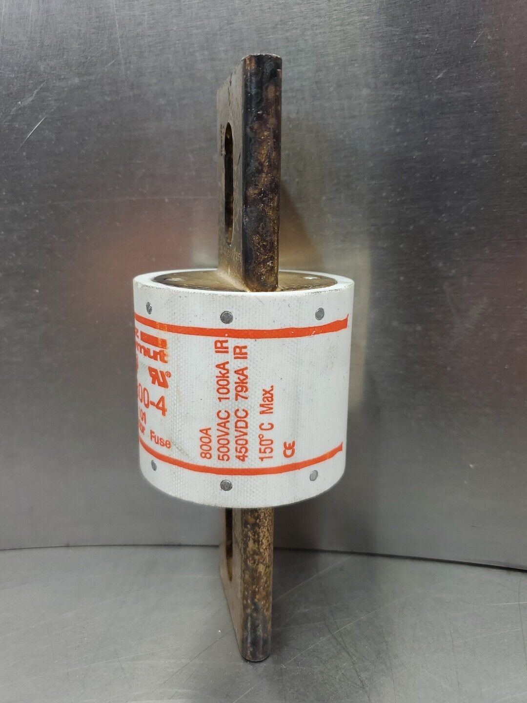 FERRAZ SHAWMUT A50P800-4 SEMICONDUCTOR FUSE, 500VAC/450VDC 800AMP. 4D-39