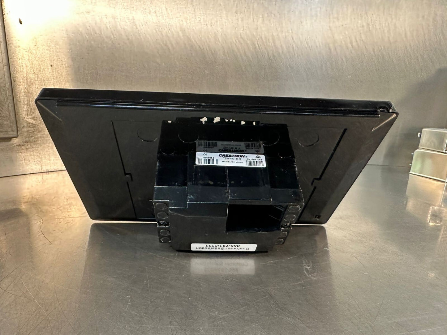 Crestron TSW-750-B-S 7" Touch Screen Cont Pane Op Frame Monitor Comp (2.1.3)