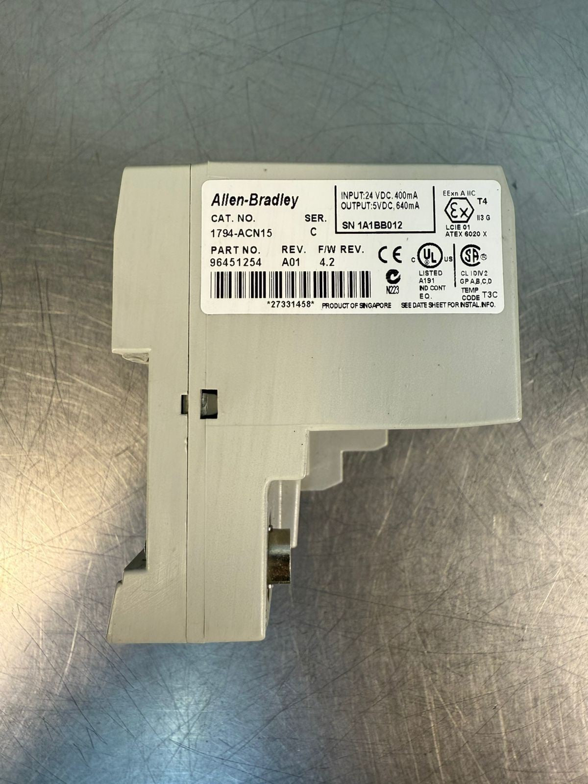Allen Bradley 1794-ACN15 /C Rev. A01 F/W 4.2 (2.1.4)