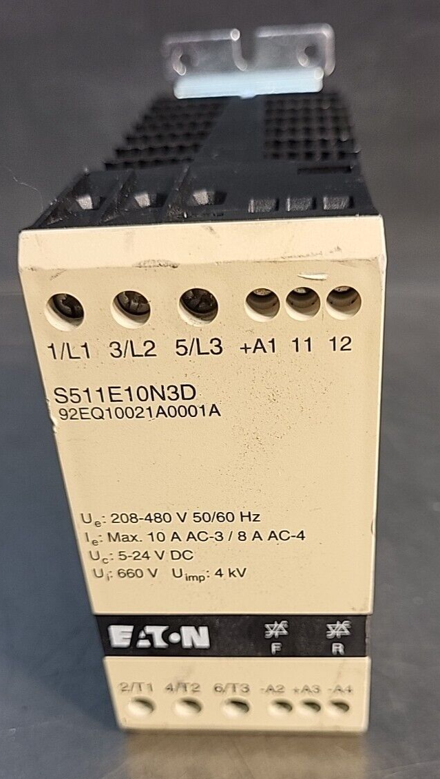 Eaton NSB S511E10N3D Other Contactors 3P 10A 480V 50/60Hz (BIN 3.3.4)
