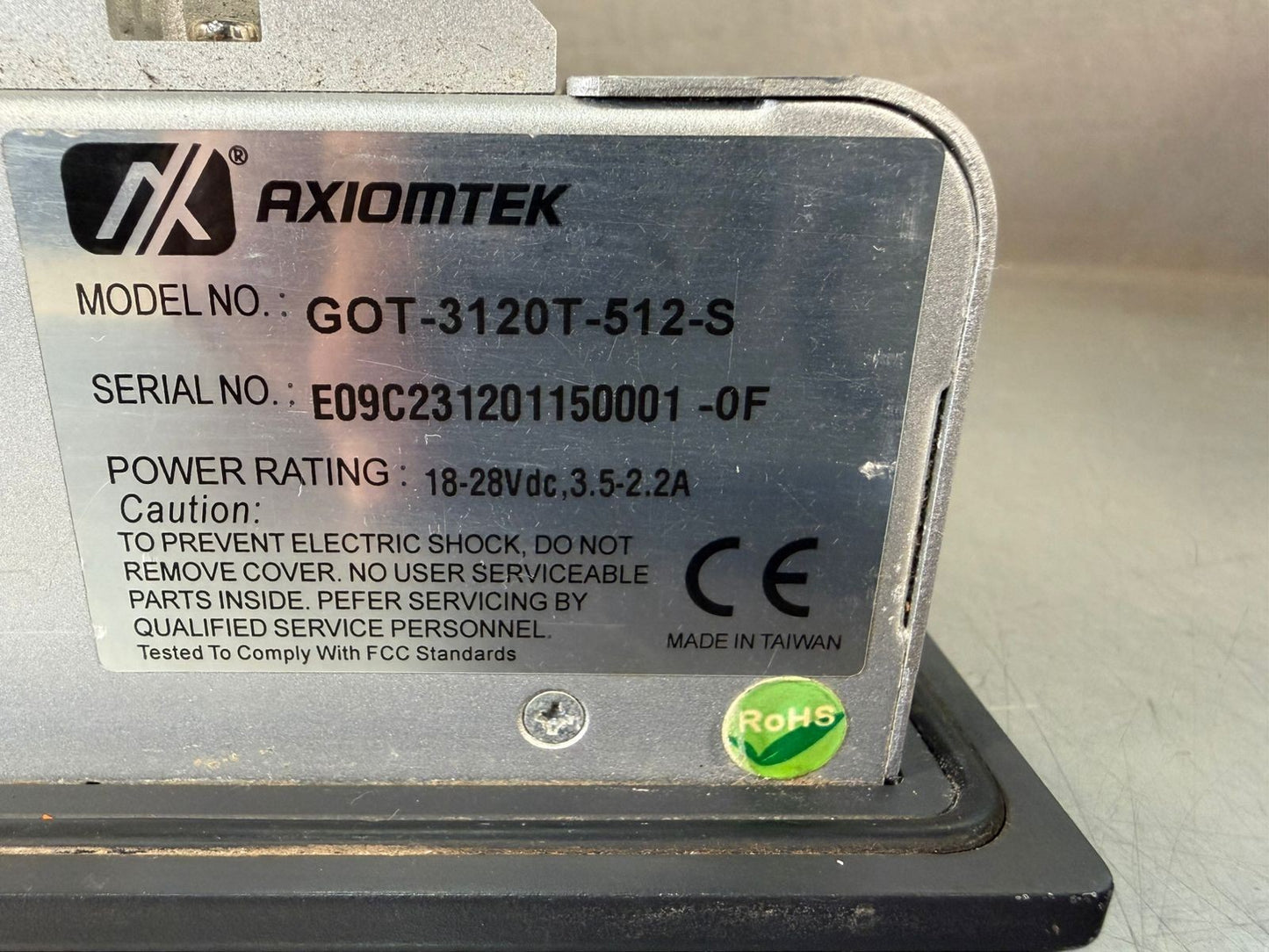 Axiomtek Got-3120T-512-S 18-28Vdc 3.5-2.2A (5.5.3)